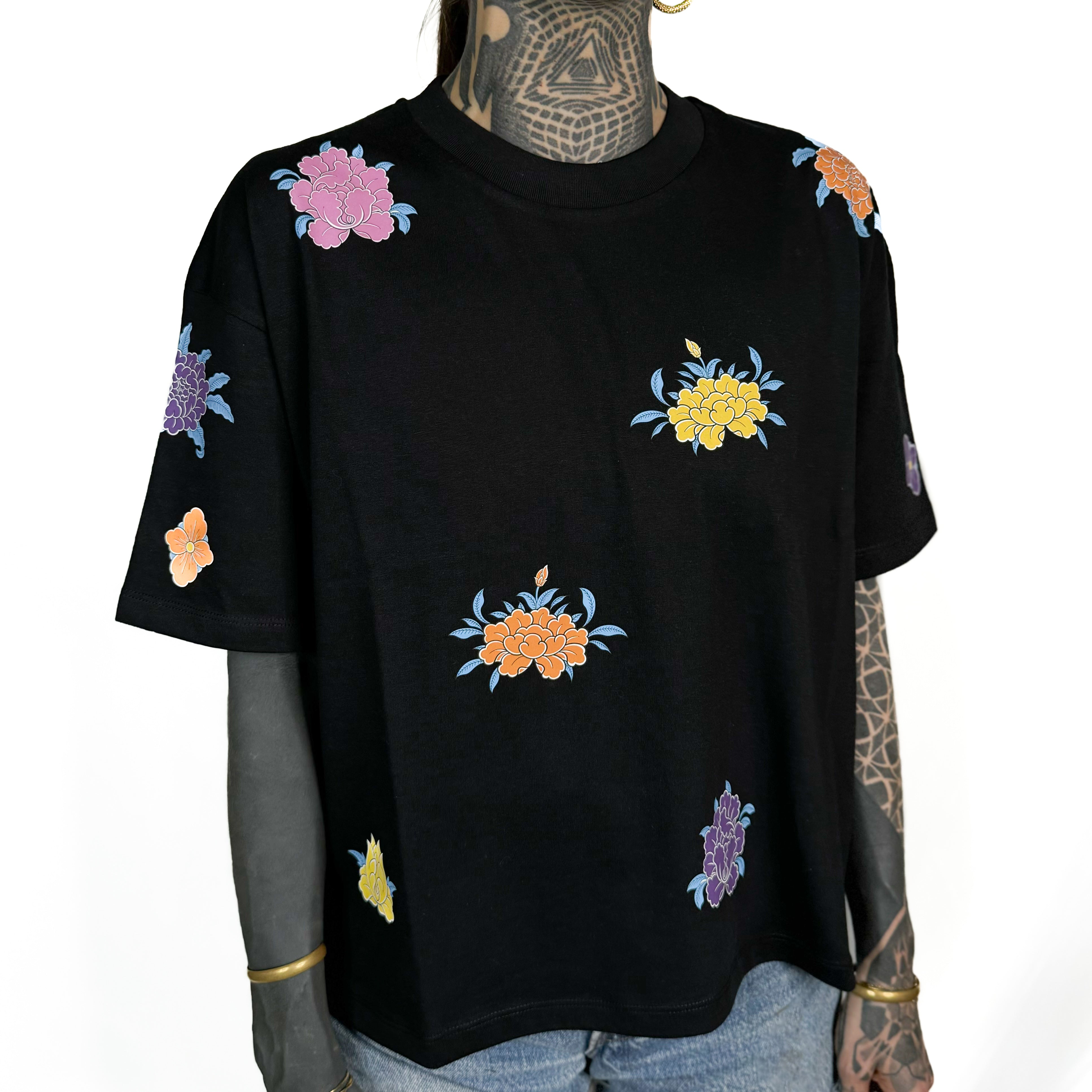 Tibetan flowers tshirt - Minimal.Ethic Minimal.Ethic