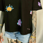 Load image into Gallery viewer, Tibetan flowers tshirt - Minimal.Ethic Minimal.Ethic
