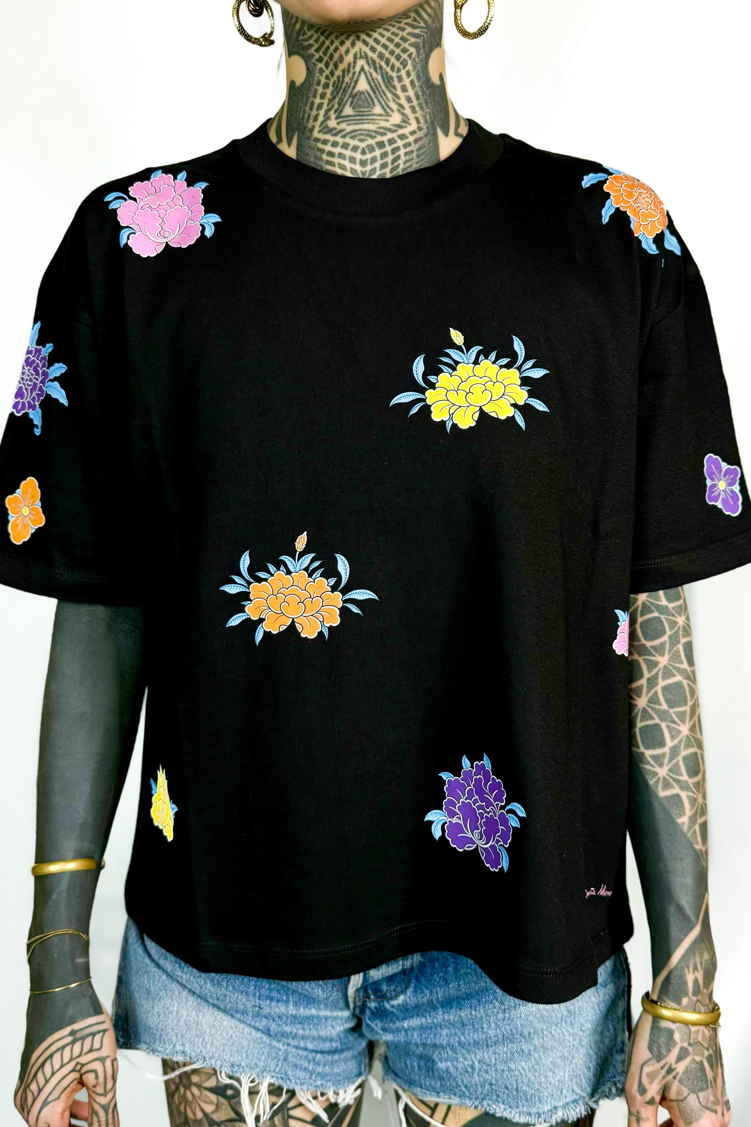 Tibetan flowers tshirt - Minimal.Ethic Minimal.Ethic