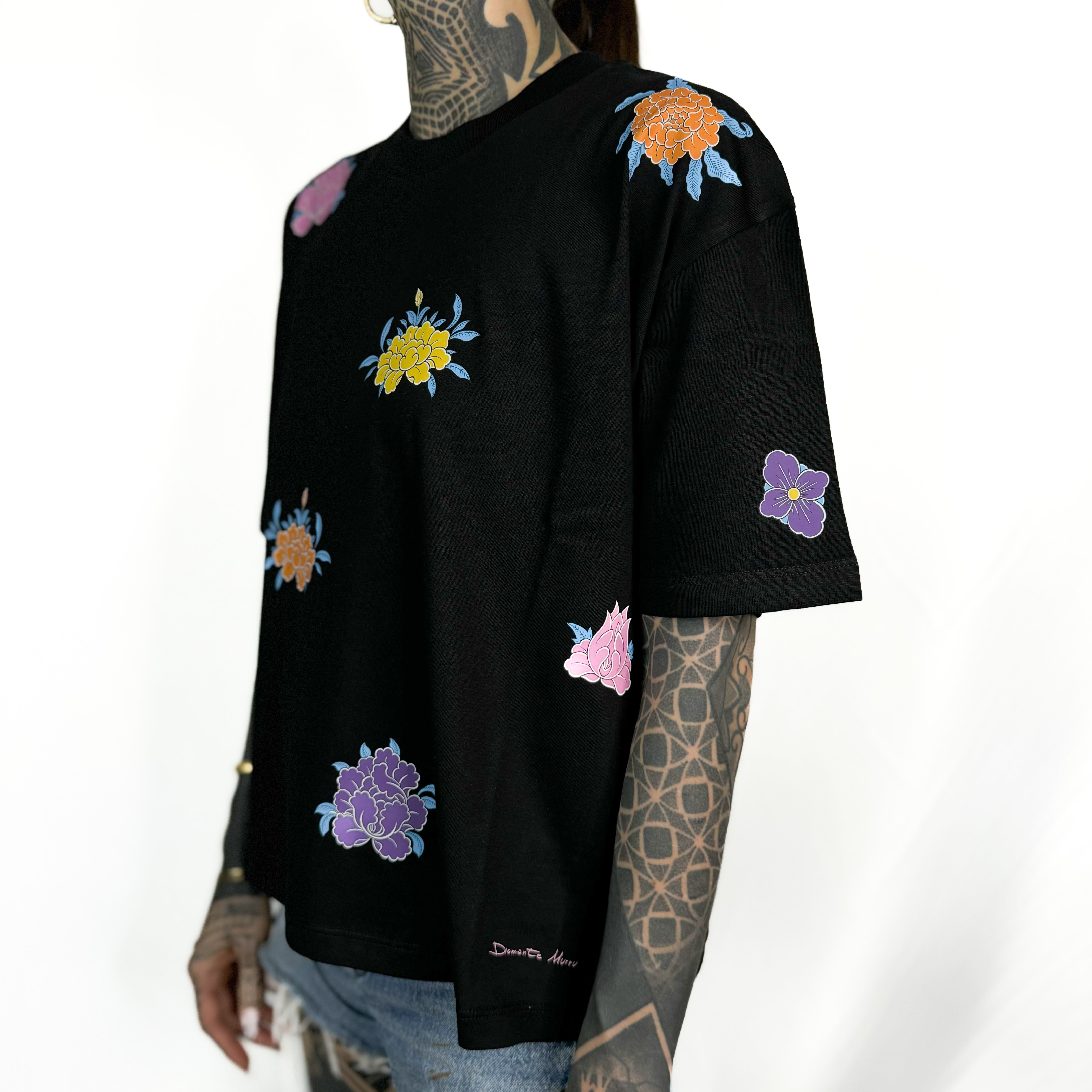 Tibetan flowers tshirt - Minimal.Ethic Minimal.Ethic