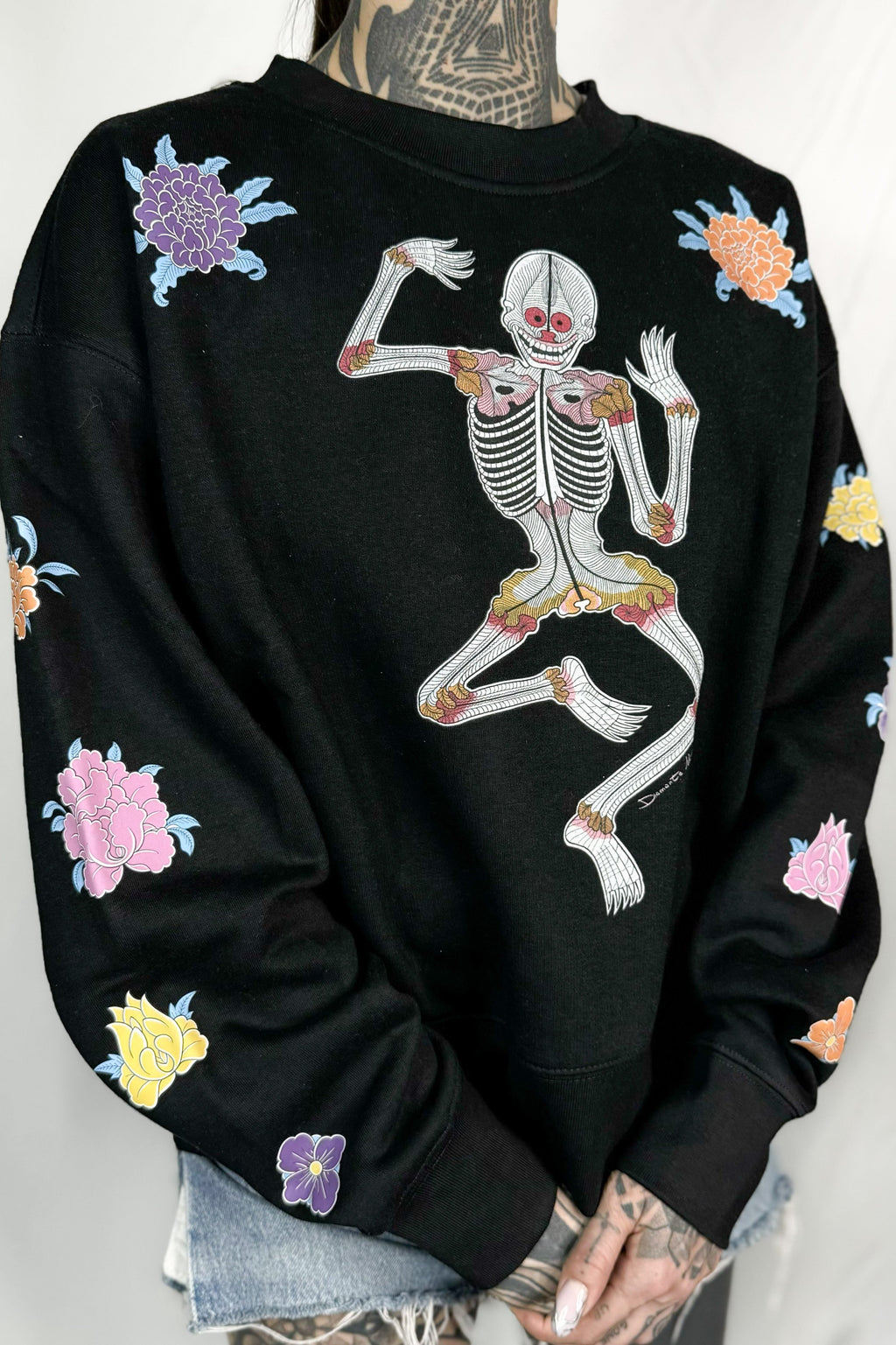 Sweater Dancing Nepalese skeleton - Minimal.Ethic Minimal.Ethic